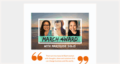 Desktop Screenshot of march4ward.com